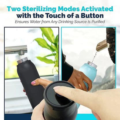 UVBrite Smart Bottle - Self-Cleaning UV Water Bottle
