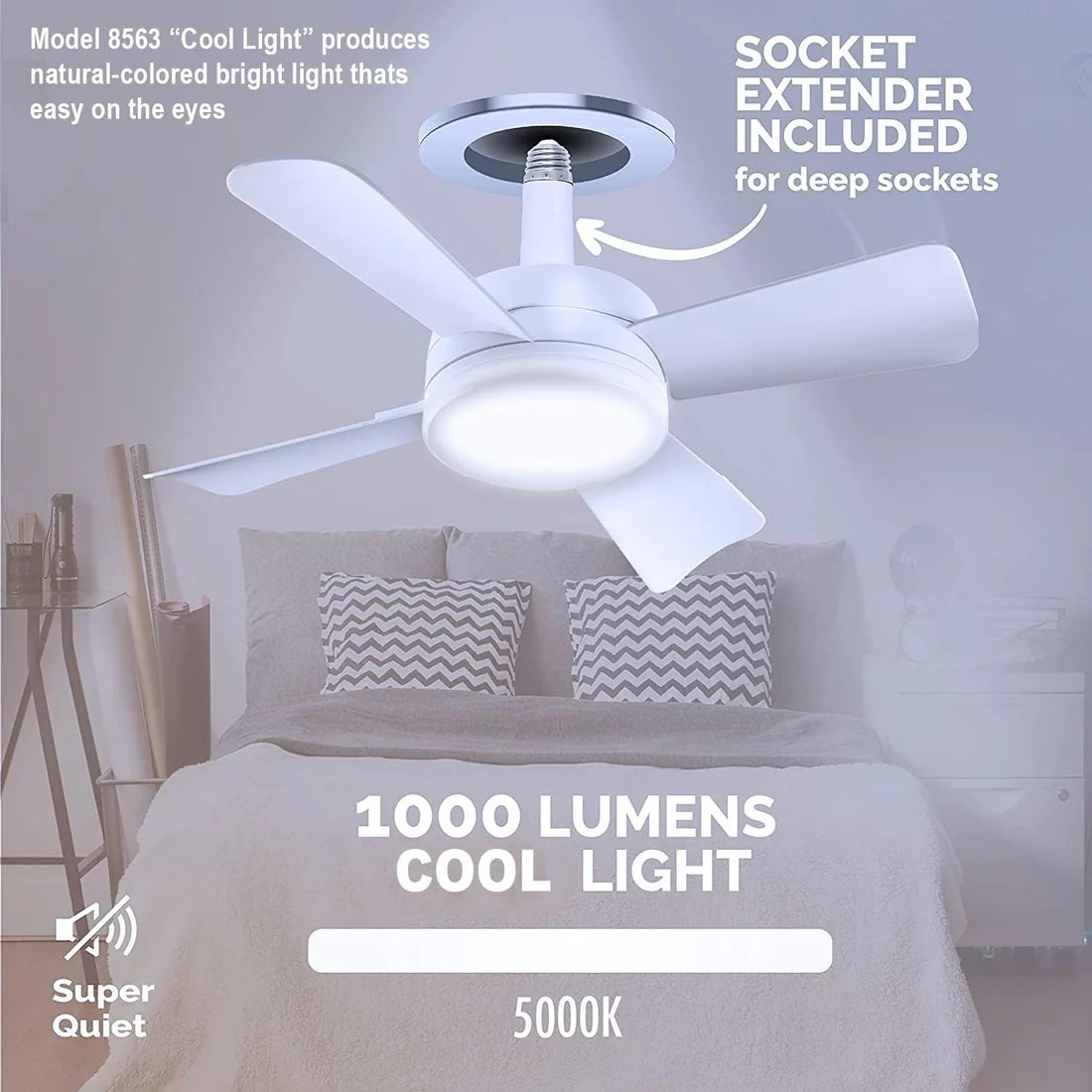 WunderCool - Light Socket Fan